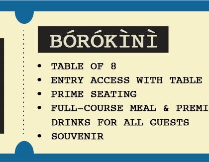 MBYG25 Borokini Table Ticket